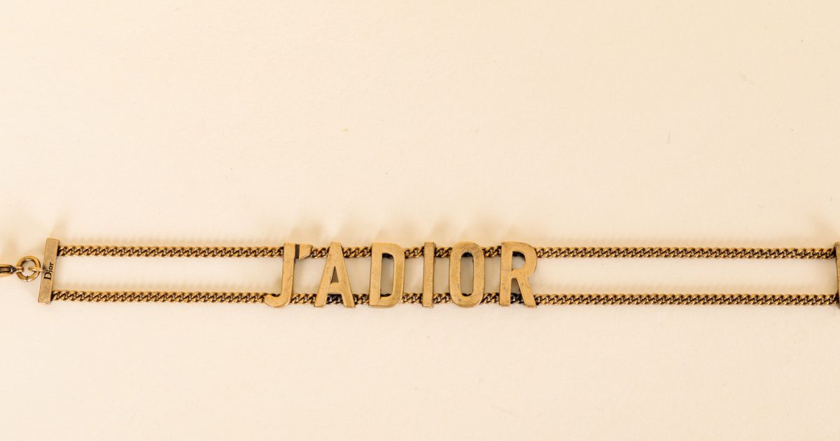 Christian Dior J'Adior Double Chain Bracelet Vivrelle