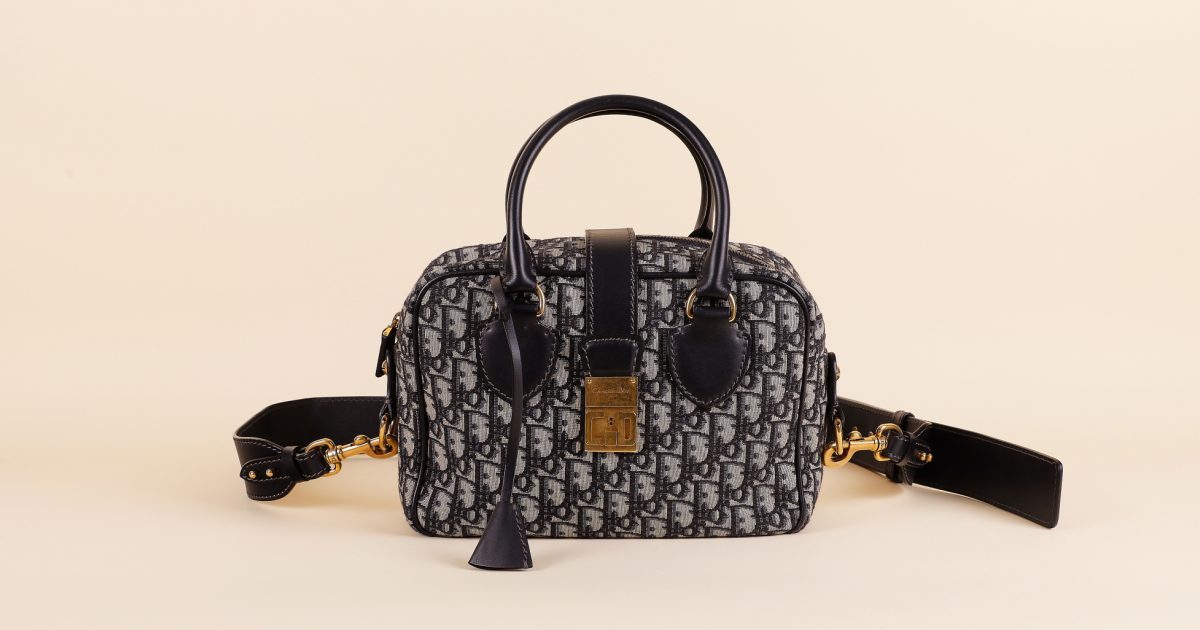 Christian Dior Oblique Signature Bowling Bag Vivrelle