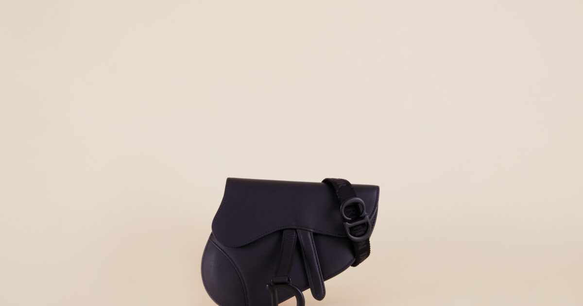 Christian Dior Ultramatte Saddle Flat Belt Pouch Vivrelle