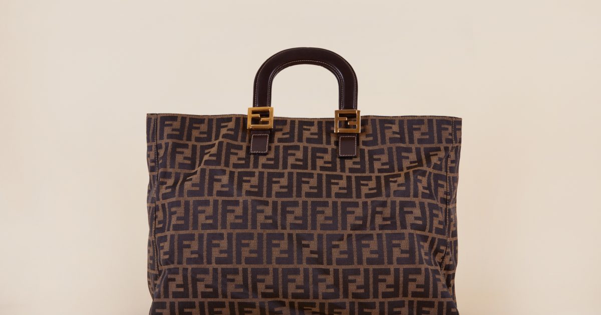 Fendi Vintage Zucca Large Top Handle Tote Vivrelle