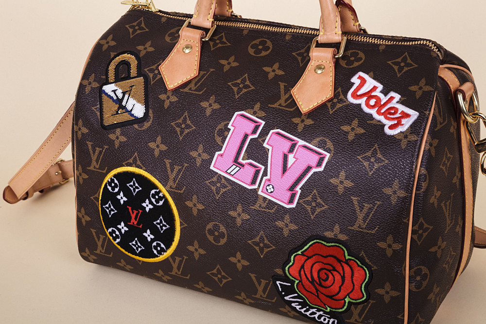 Louis Vuitton Monogram Patches Speedy Bandouliere 30 Vivrelle