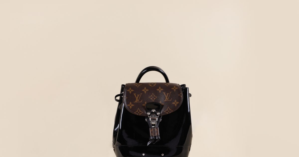 Louis Vuitton Patent Monogram Hot Springs Backpack Vivrelle