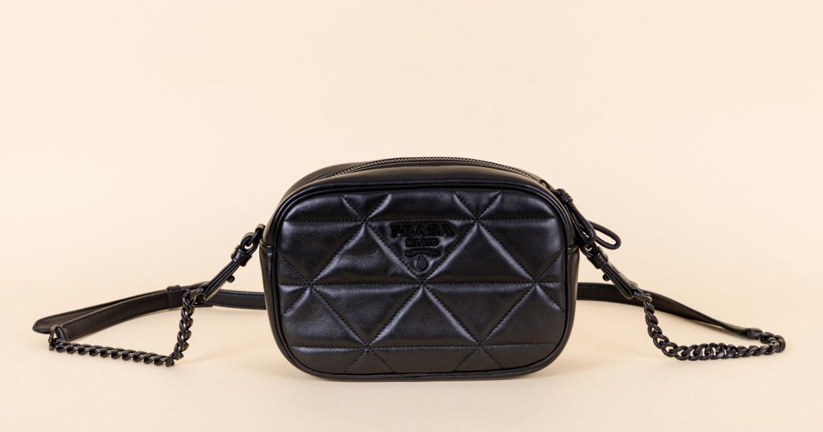 Prada Spectrum Nappa Leather Shoulder Bag Vivrelle