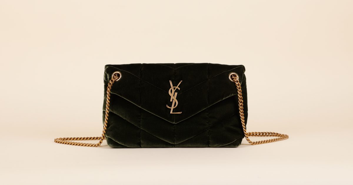 Saint Laurent Velvet Small Loulou Puffer Bag Vivrelle